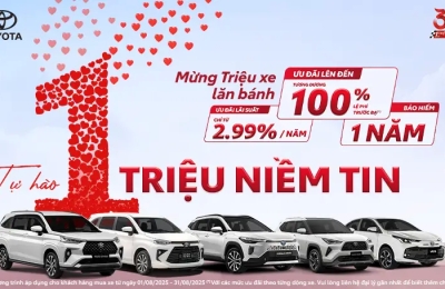 Toyota Việt Nam khuyến mại hấp dẫn trong tháng 8